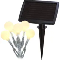 Ghirlandă luminoasă număr becuri 20 buc. solară lungime 475 cm Globini – Star Trading