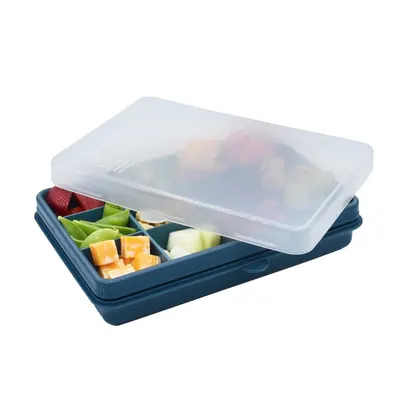 Cutie snack cu 12 compartimente Melii Luxe Blue