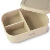 Caserola alimentara din silicon Nurio, Bej