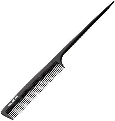 Label.m Pieptene din carbon pentru tapat, cu mâner