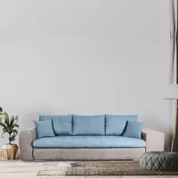 Canapea modulara, extensibila, lada de depozitare Venezia, Baby Blue
