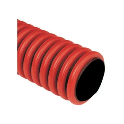 Teava corugata pe protectie cablu de 75mm