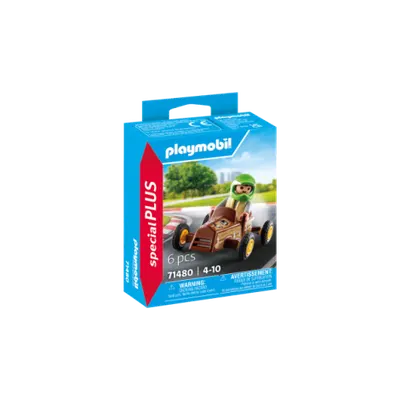 Playmobil-Figurina Copil cu Kart