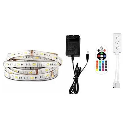 Kit Banda Led Smart Smd5050 54led/m Rgb+ww+dw+cw 12v Ip65 5m V-Tac Sku-2628