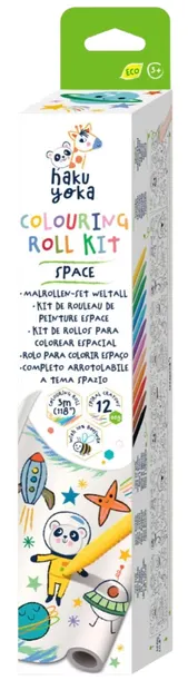 Rolă de colorat Haku Yoka - Cosmos, 3 m
