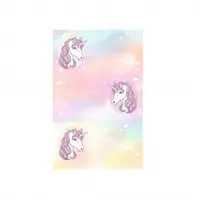 Etichete scolare, set 3x3 coli, motiv Unicorn