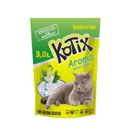 Asternut igienic pentru pisici, silicat, Kotix Mar Verde, 3.8L/ 1.52 kg