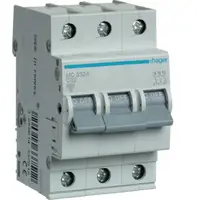 Siguranta automata 3P, 32A, 6kA, C Hager MC332A