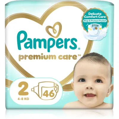 Pampers Premium Care Size 2 scutece de unică folosință 4-8kg 46 buc