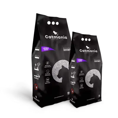 Nisip pentru Litiera Bentonita Catmania, Lavanda, 5 L / 4.25 kg