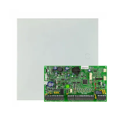 Centrala alarma antiefractie Paradox Digiplex EVO192 cu carcasa metalica cu traf, 8 partitii, max 192 zone, 999 utilizatori