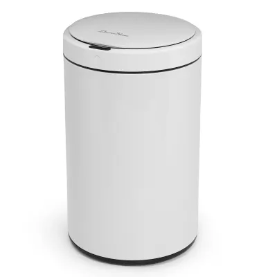 Cos de Gunoi Smart, Doctor Home Siri, Senzor de Miscare, Otel Inoxidabil, 12L - Alb