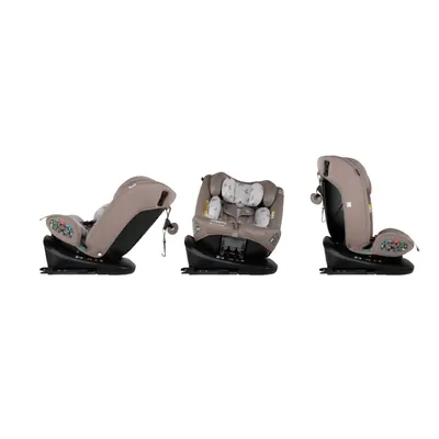 Scaun auto Cosatto Get Set Gro Lollop I-Size Rotativ 360, Spatar si Tetiera reglabile, Husa detasabila, Isofix, TopTether, 40-150 cm