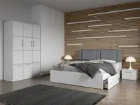 Set dormitor complet Alb - Acapulco - C1