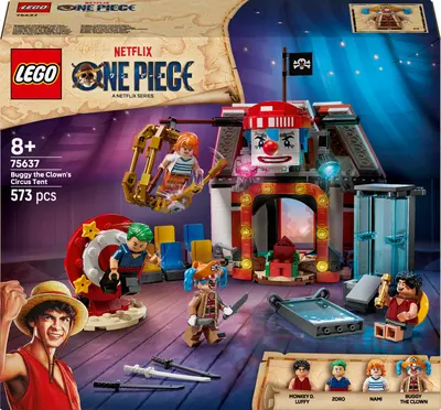 Constructor LEGO One Piece - Cortul de circ al Buggy the Clown (75637)