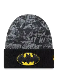 Caciula cu model Batman - Negru/Gri