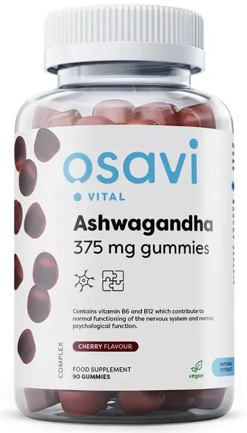 Ashwagandha, 375 mg, 90 tablete de jeleu, Osavi