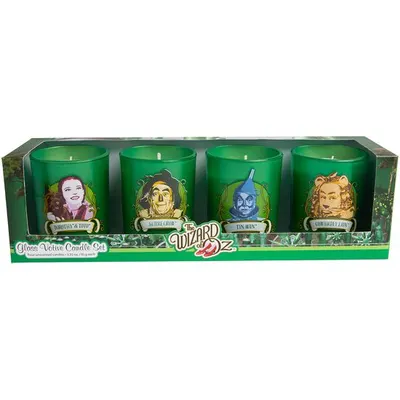 The Wizard of Oz Glass Votive Candle Set: Set of 4