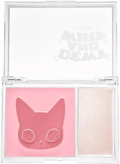 Black Rouge Fard de obraz și iluminator 2 în 1 Dewy Whip Cheek and Beam, DW01 Strawberry, 11.5 g