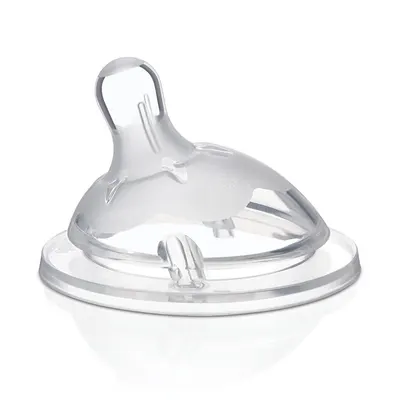 Tetina Chicco Natural Feeling, s., flux mediu, 2luni+
