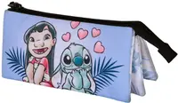 Trusă de toaletă triplă Karactermania Lilo & Stitch - Couple, 1 fermoar
