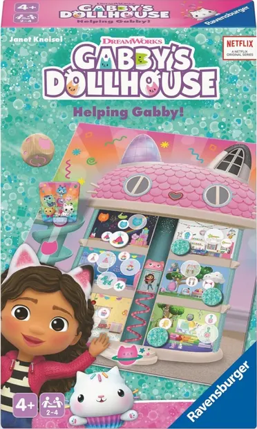 Joc de societate - Gabby's Dollhouse: Helping Gabby