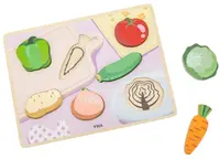 Puzzle în relief Viga Toys - Legume