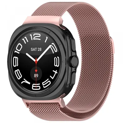 Curea Techsuit W009 pentru Samsung Galaxy Watch Ultra Series, Roz