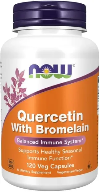 Quercetin with Bromelain, 120 capsule, Now