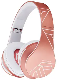 Căști wireless PowerLocus - P2, roz/ aurii