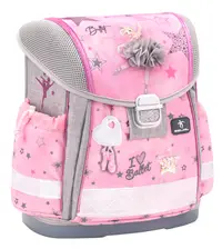 Rucsac-cutie de școală Belmil Classic - Ballet Light Pink, 1 compartiment