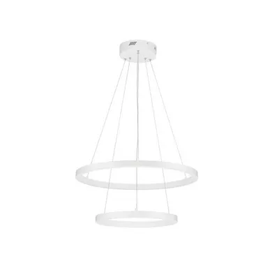 Lampa suspendata EMPATIA Nisipiu Alb Aluminiu & Acrylic LED 60W 230V 1755Lm 3000K IP20 Triac Dimabil