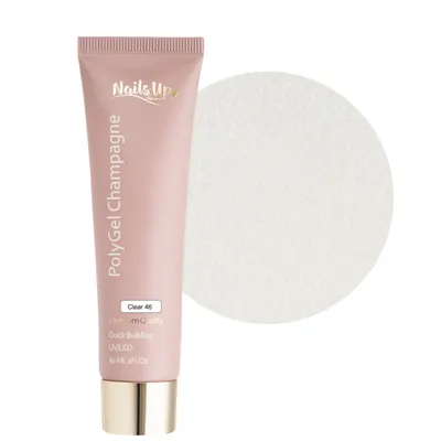 Polygel NAILSUP Champagne Transparent 46 60ml