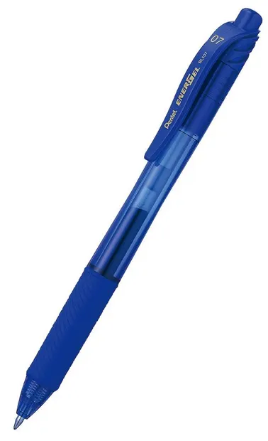 Roller automat Pentel Energel BL 107 - 0.7mm, albastru-inchis 2