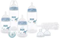 Set biberon NUK First Choice + - TC, PP, 8 bucăți, 150 ml + 300 ml, pentru băieți