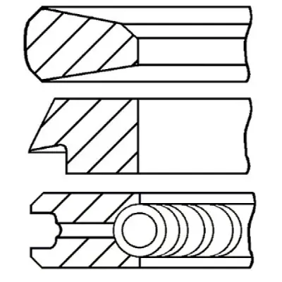 Set segmenti piston GOETZE ENGINE 08-119800-00