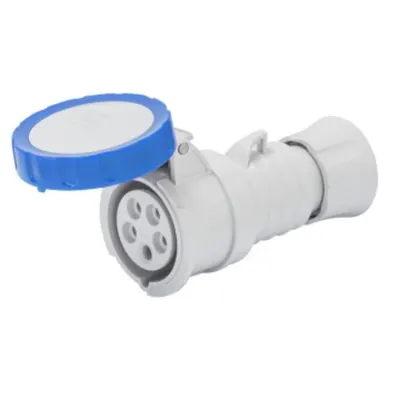 Priza industriala mobila HP - IP66/IP67/IP68/IP69 - 2P+E 32A 200-250V 50/60HZ - BLUE - 6H - FAST WIRING