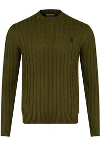Pulover barbati BERT US40 173 005 000413 346 - U.S Polo Assn - Bumbac/Casmir - Maro