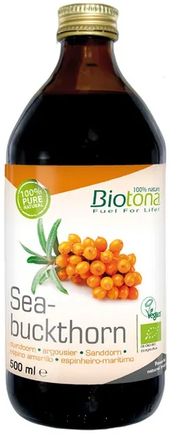 Suc organic de cătină, 500 ml, Biotona