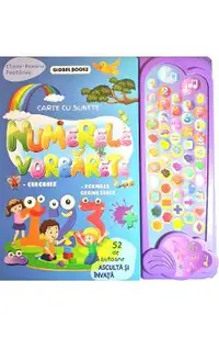 Numerele vorbarete. Carte cu sunete: 52 de butoane