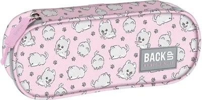 Penar oval școlar BackUp A - Doggies, 1 fermoar