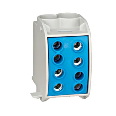 Clemă de derivaţie Cu-Al, 70mmp, 1p. izolată-albastră