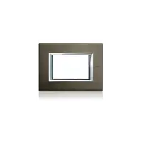 Placa Ornament 6 Module Brushed Bronze Bticino Axolute
