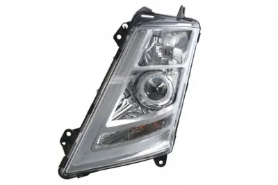 Far stanga (D1S H1 LED PY21W, manual, culoare insert: crom platinat, culoare indicator: transparent) potrivit VOLVO FH II 01.12
