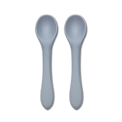 Set 2 linguri de silicon Lorelli Natural Gri
