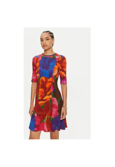 Rochie dama - 304733000 - Viscoza - Multicolor - Multicolor