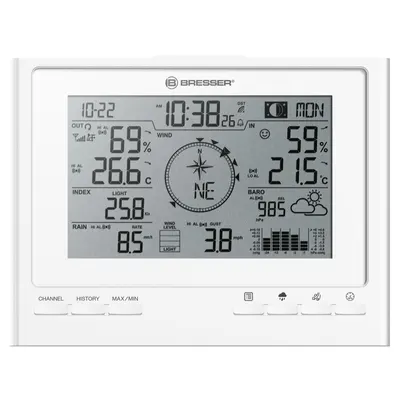 Statie meteo Bresser ClimateScout 7003110GYE000, alb