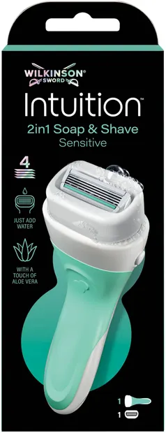 Wilkinson Sword Intuition Sistem de bărbierit Sensitive, cu 1 lamă de rezervă