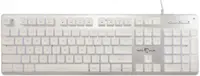 Tastatură gaming White Shark - TACHI, White LED, alb