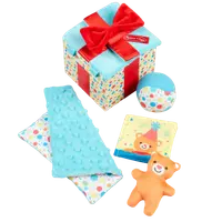 Set jucarii bebe in cutie cadou din lemn